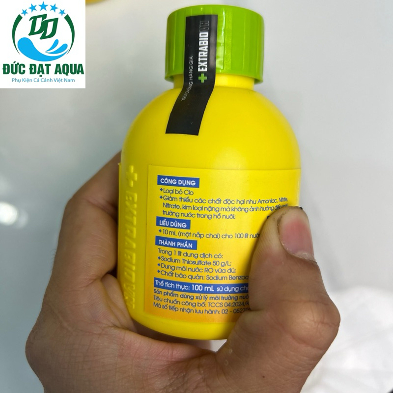 Dung Dịch Khử Nước Mới khử clo FAST & SAFE - Thả Cá Ngay Khi Bạn Thích, sản phẩm mới của extrabio 3