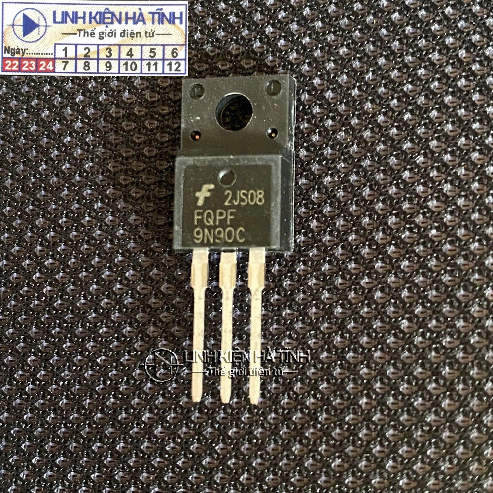 Linh kiên Mosfet FQPF9N90C 9N90 TO-220 Kênh N 9A 900V mới - AI20