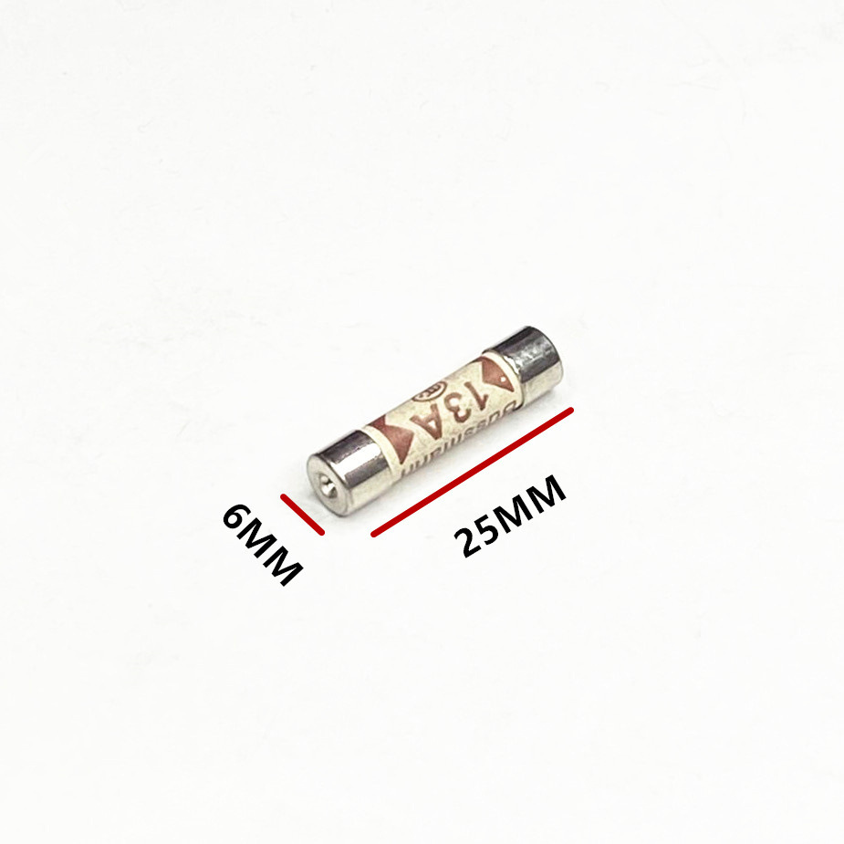 5 cái cầu chì gốm sứ 6*25mm 6x25mm BS1362 250V 1A 3A 5A 10A 13A 15A 20A ngắt nhanh bảo vệ thiết bị điện 220V khi quá tải