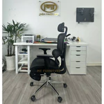 Ghế công thái học Ergo_MT04 Lưng nâng hạ, Mâm trượt full lưới tích hợp gác chân ngã lưng 135độ - ghế làm việc, học tập. — ảnh 8