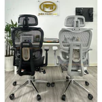 Ghế công thái học Ergo_MT04 Lưng nâng hạ, Mâm trượt full lưới tích hợp gác chân ngã lưng 135độ - ghế làm việc, học tập. — ảnh 4
