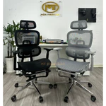 Ghế công thái học Ergo_MT04 Lưng nâng hạ, Mâm trượt full lưới tích hợp gác chân ngã lưng 135độ - ghế làm việc, học tập. — ảnh 2
