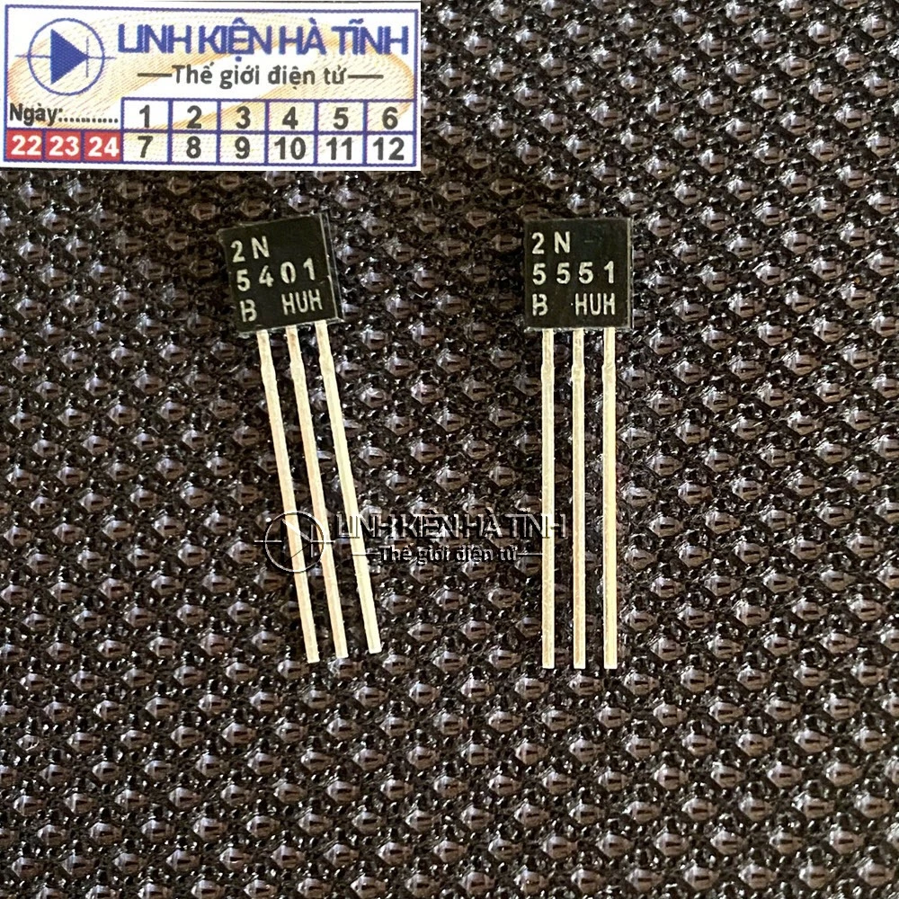 Túi 30 Cặp transistor âm thanh 2N5551 2N5401 5551 5401 nhập khẩu