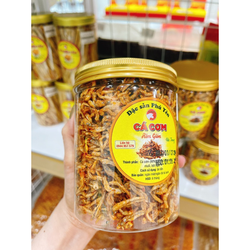 Cá Cơm Rim Giòn Tỏi Ớt 250g