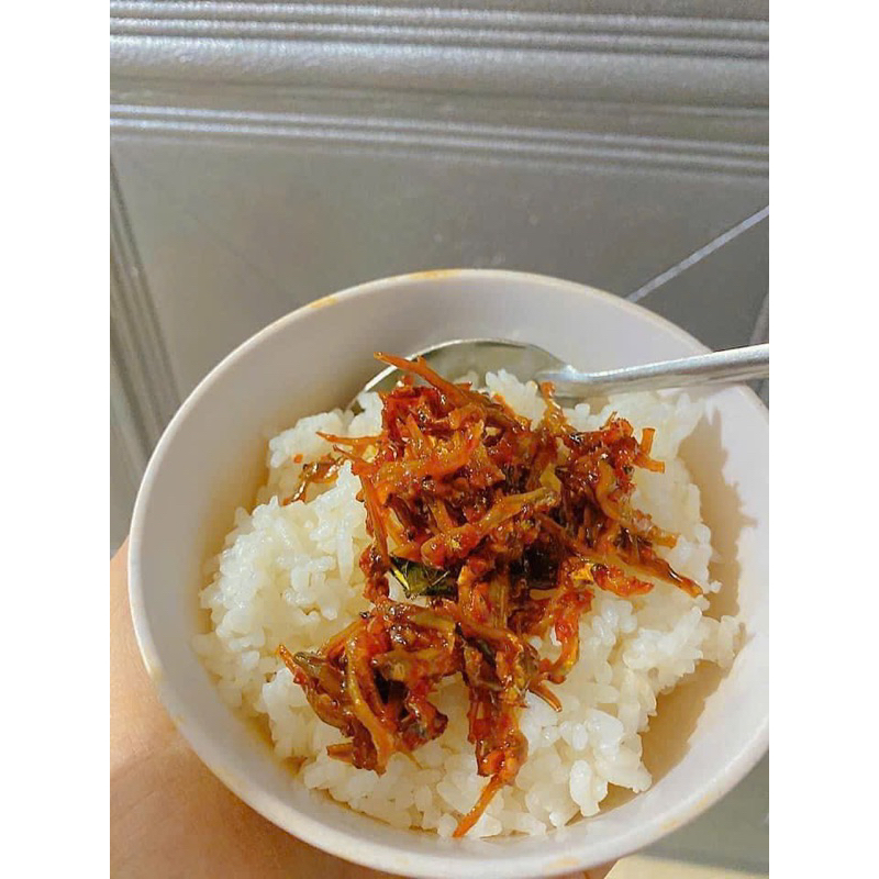Cá Cơm Rim Giòn Tỏi Ớt 250g