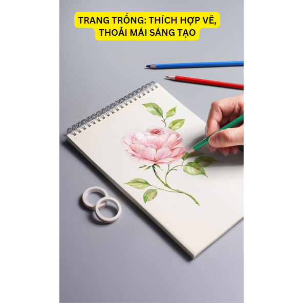 Tập Lò Xo, Sổ Lò Xo A5 B5 A6 Lật Dọc MESO 160 Trang Kẻ Ngang 70 GSM -  Bìa PP Trong Suốt Chống Nước, Gáy Xoắn