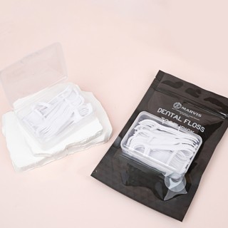 Tăm nha khoa Marvis Dental Floss Toothpick (50 cái)