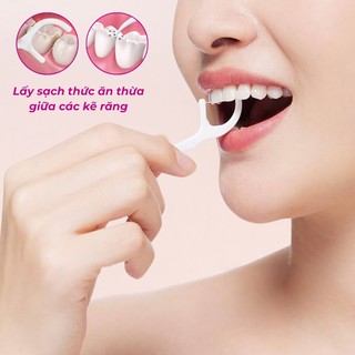 Tăm nha khoa Marvis Dental Floss Toothpick (50 cái)