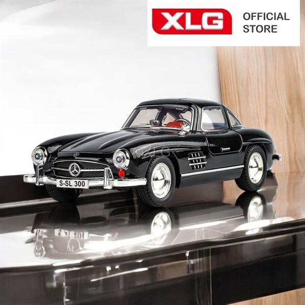 Mô Hình Xe Mẹc Cổ Mercedes Benz 300 SL 1:24 Có Đèn Âm Thanh - Tuyệt Phẩm Sưu Tầm