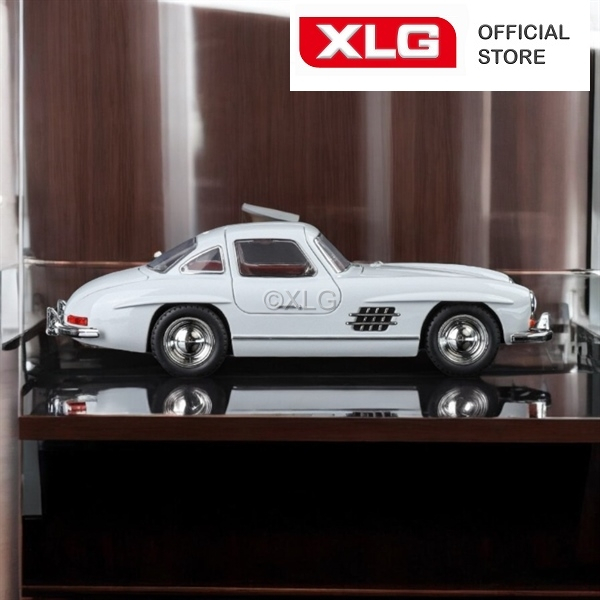 Ảnh Mô hình xe mẹc cổ Mercedes Benz 300 SL Street 1:24 có đèn âm thanh bằng hợp kim cao cấp 2