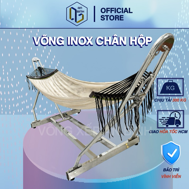 Võng INOX Chân Hộp Chính Hãng An Bình Tải Trọng 300Kg, Khung Chất Liệu ...