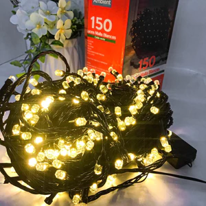 Dây Led, Dây Đèn Led Kim Cương Cuộn 40M Chống Nước, Led Bi Bọt Dùng Trang Trí Ngoài Trời Noel, Tết Đón Xuân 2025