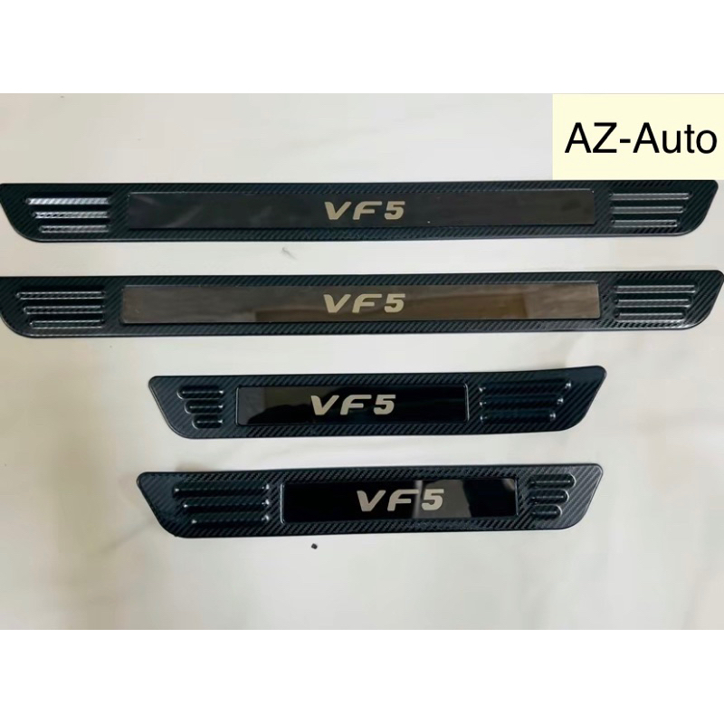 Ốp bậc cửa, Nẹp Bước Chân xe Vinfast VF5 Vân Carbon hàng đẹp