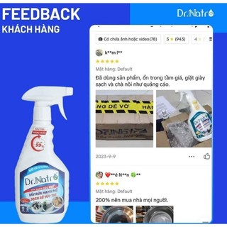 Combo 2 chai Xịt Tẩy Đa Năng  Công Nghệ ION Từ Trường Dung Tích 500ML