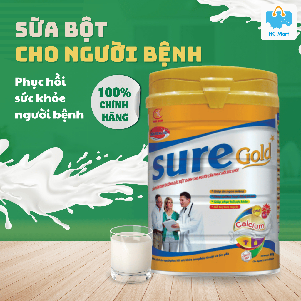 Sữa người bệnh MILKMILK SURE GOLD dinh dưỡng phục hồi & tăng cường đề ...