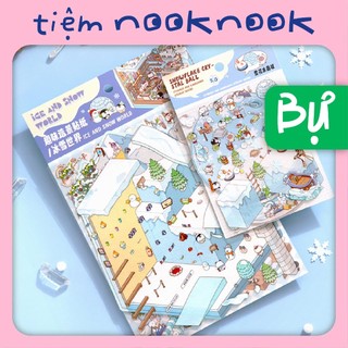 [BẢN BỰ SIZE TO] Sticker 3D mô phỏng không gian, nhãn dán thông minh ...