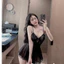 HT110 Váy ngủ sexy 2 dây dáng xoè tôn dáng, đầm ngủ ren mặc nhà gơi cảm xuyên thấu HT110