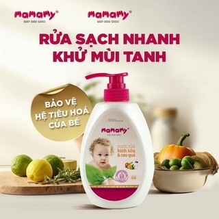 Nước rửa bình sữa & rau quả Mamamy