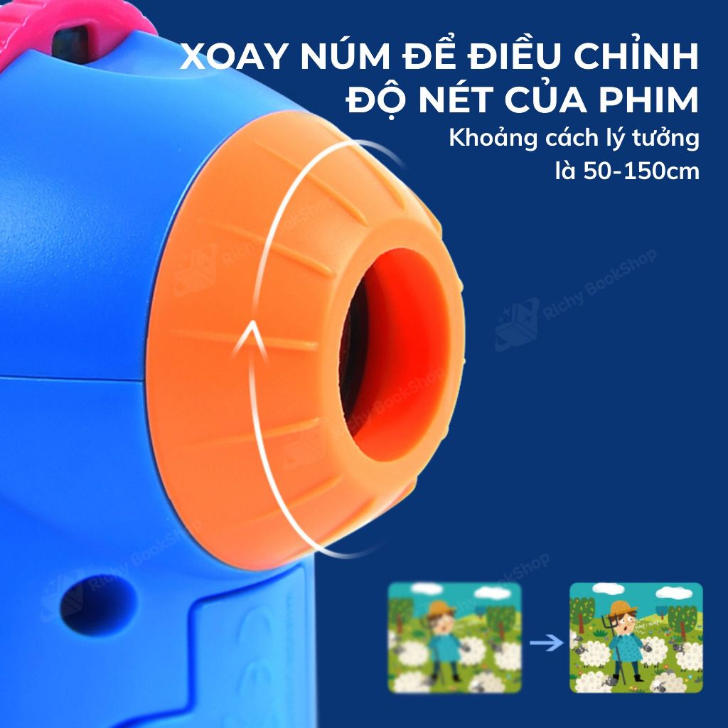 Đèn Pin Chiếu Hình Kể Chuyện Cổ Tích Mideer Kid Storybook Torch