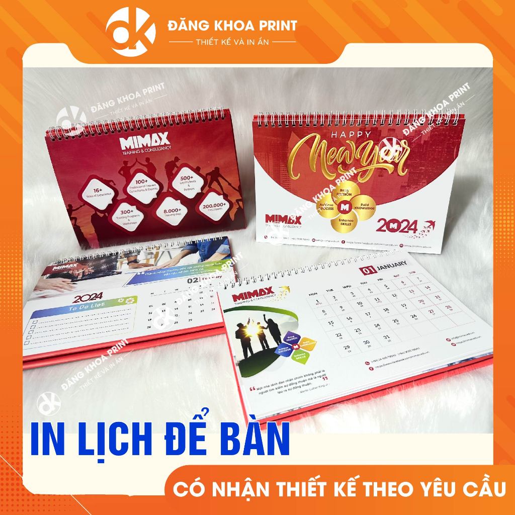 In lịch chữ A 2026 để bàn cho công ty, doanh nghiệp, cửa hàng. In số lượng nhiều ntin Shop để dc báo giá tốt
