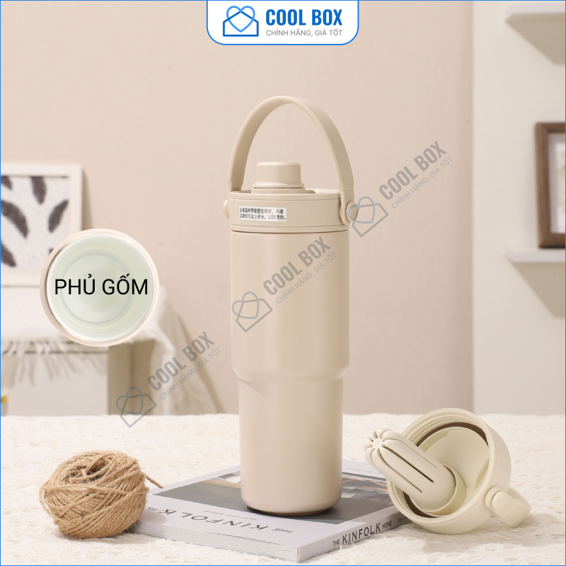 Cốc giữ nhiệt cao cấp SIMPLE 316 cốc giữ nhiệt simple 316  COOLBOX có ống hút thuỷ tinh | BigBuy360 - bigbuy360.vn