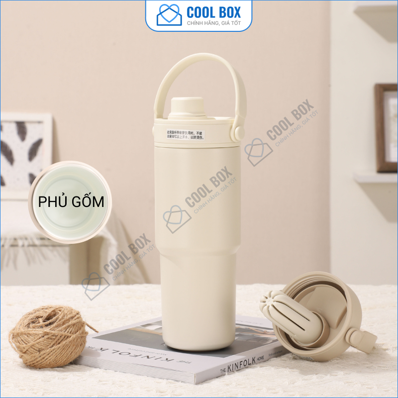 Cốc giữ nhiệt cao cấp SIMPLE 316 cốc giữ nhiệt simple 316  COOLBOX có ống hút thuỷ tinh | BigBuy360 - bigbuy360.vn