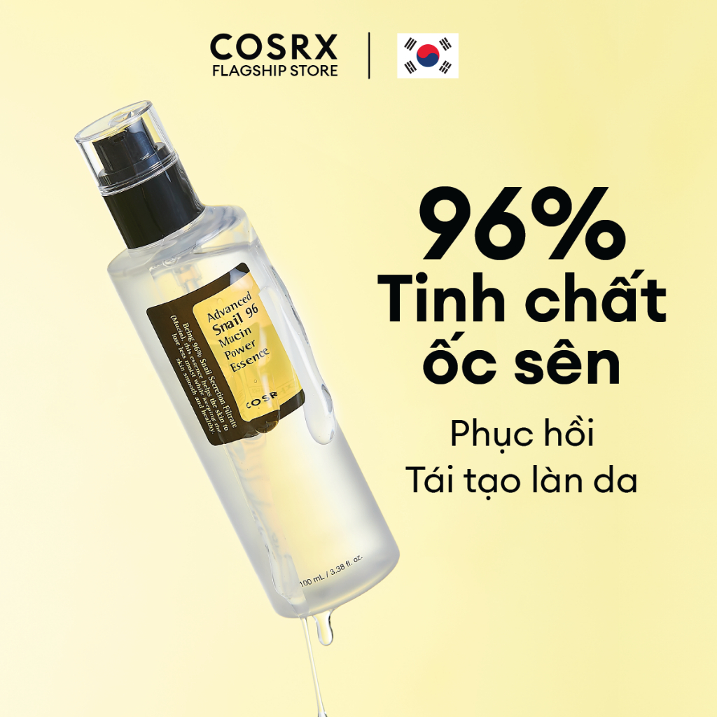 Ảnh Tinh Chất Dưỡng Ẩm, Tái Tạo Và Phục Hồi Da (96% Ốc Sên)  Advanced Snail 96 Mucin Power Essence 100ml 1