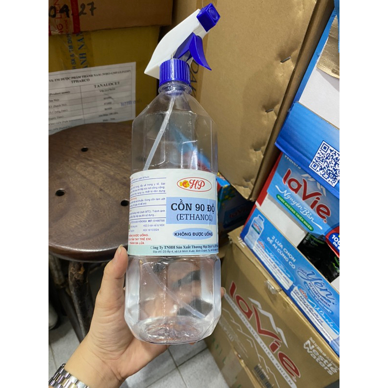 Cồn 70-90 độ có vòi xịt (Chai 1 lít) | Shopee Việt Nam