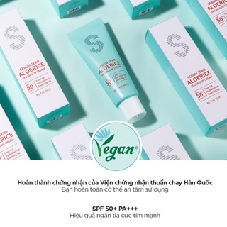 Kem Chống Nắng Mỏng Nhẹ Thuần Chay SPF50+ PA++++ Sebum Zero Aloerice Vegan Suncream BETHESKIN 50ml
