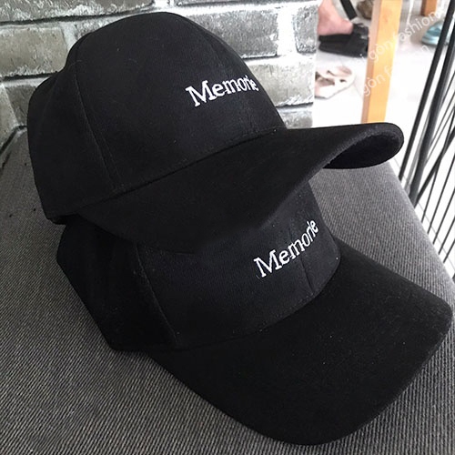 Mũ Lưỡi Trai Nam Nữ Họa Tiết Thêu Chữ Memorie, Nón Lưỡi Trai Phong Cách Cá Tính Form Unisex Nam Nữ chất nhung mịn ML06