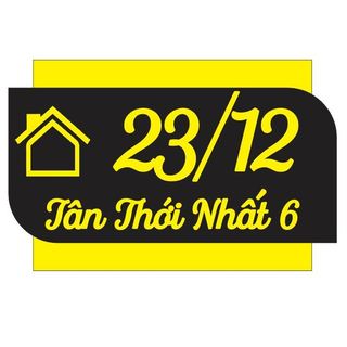 Bảng số nhà sang trọng, ngoài trời
