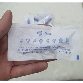 -Kim Nano Cấy Tảo Đầu Cấy Nano Xanh Đầu Kim Máy Dr Pen Loại Tốt Siêu Bền