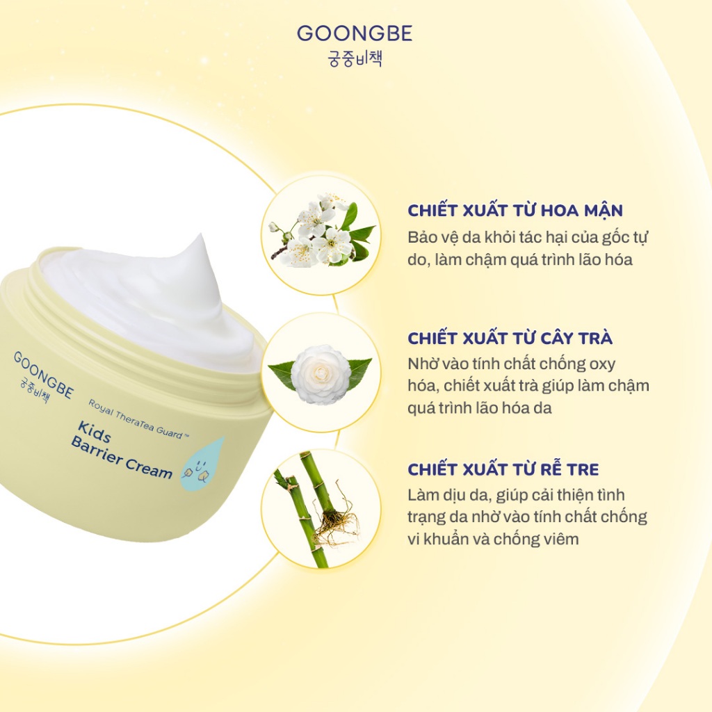 Ảnh Kem Dưỡng Ẩm Chuyên Sâu Dành Cho Mặt & Body GOONGBE Kids Barrier Cream 180ML 1