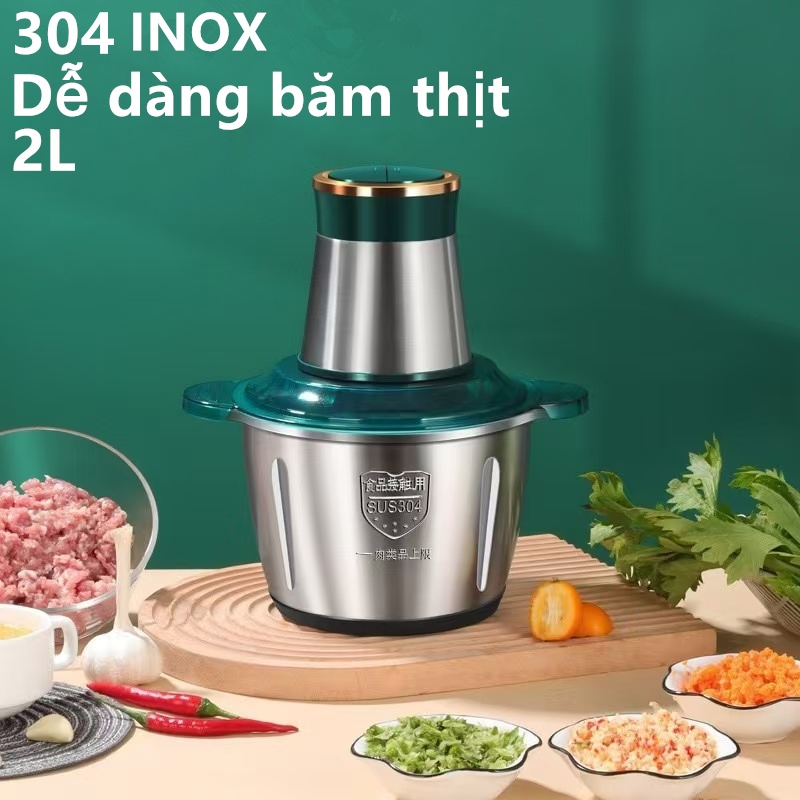 Xay Rau Củ Qủa, Nghiền Đá Xay Thịt Rau Củ Quả Tiện Lợi Đa Năng Cối Inox ...
