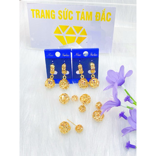 Các mẫu bông taiTrang. sức hàng kiếm tiền, khoen tròn tòn ten  Hàng titan mạ vàng 18.k, Siêu bền ,siêu sang, siêu xinh .