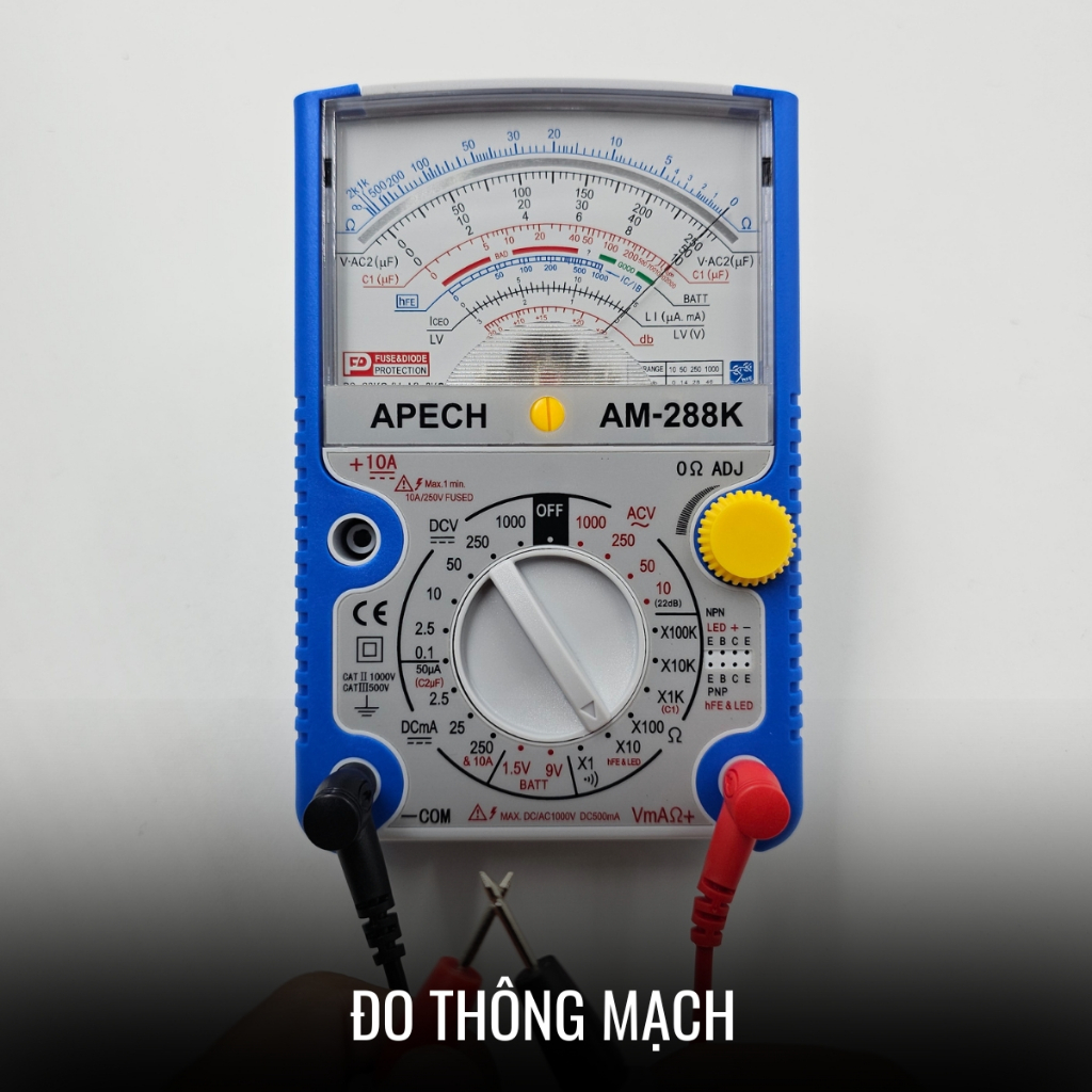 Đồng Hồ Vạn Năng Kim APECH AM288K Chính Xác, Dải Đo Rộng - Anh Phát