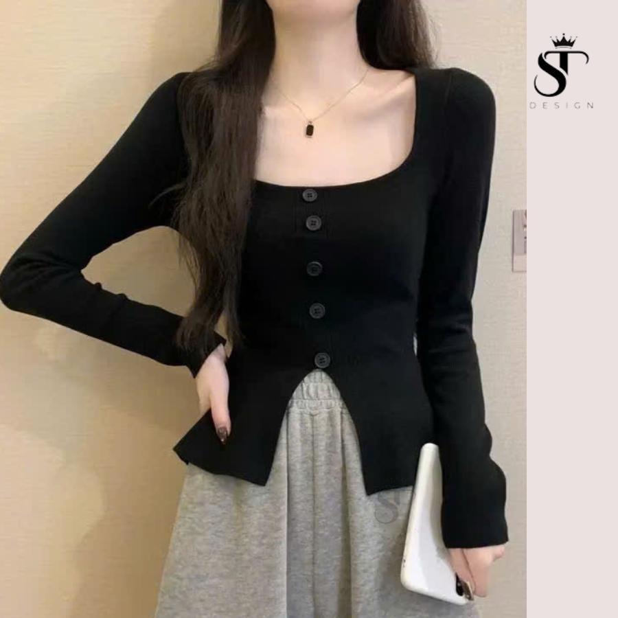 Áo thun tăm lông thỏ hàng QC thiết kế Loại 1- ST Design - K01