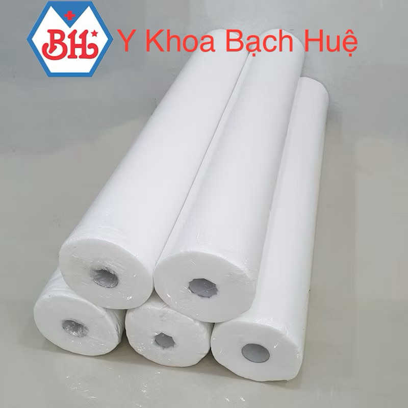 Cuộn 50 tấm  trải giường vải không dệt 80cm x180cm dài 9m