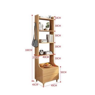 Tủ kệ đầu giường kèm kệ để đồ nhiều ngăn tiện ích Kích thước 180x40x40 DQ HOME
