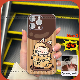 Miếng dán Skin Mặt lưng Sau full viền Labubu MS07 Dành Cho 16 pro max 15 pro max 14 pro max 13 pro max 12 pro max