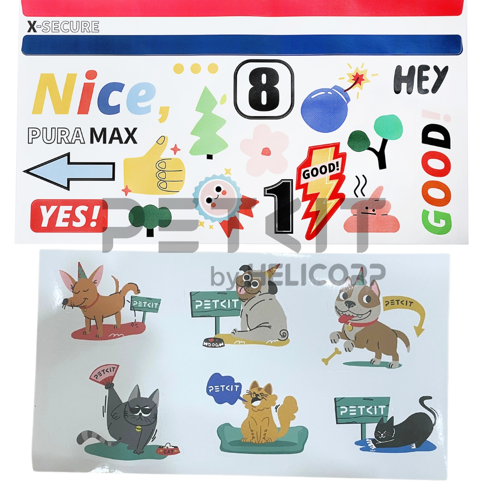 Ảnh Trang Trí Cá Nhân Hoá Máy Dọn Vệ Sinh Tự Động PETKIT 3