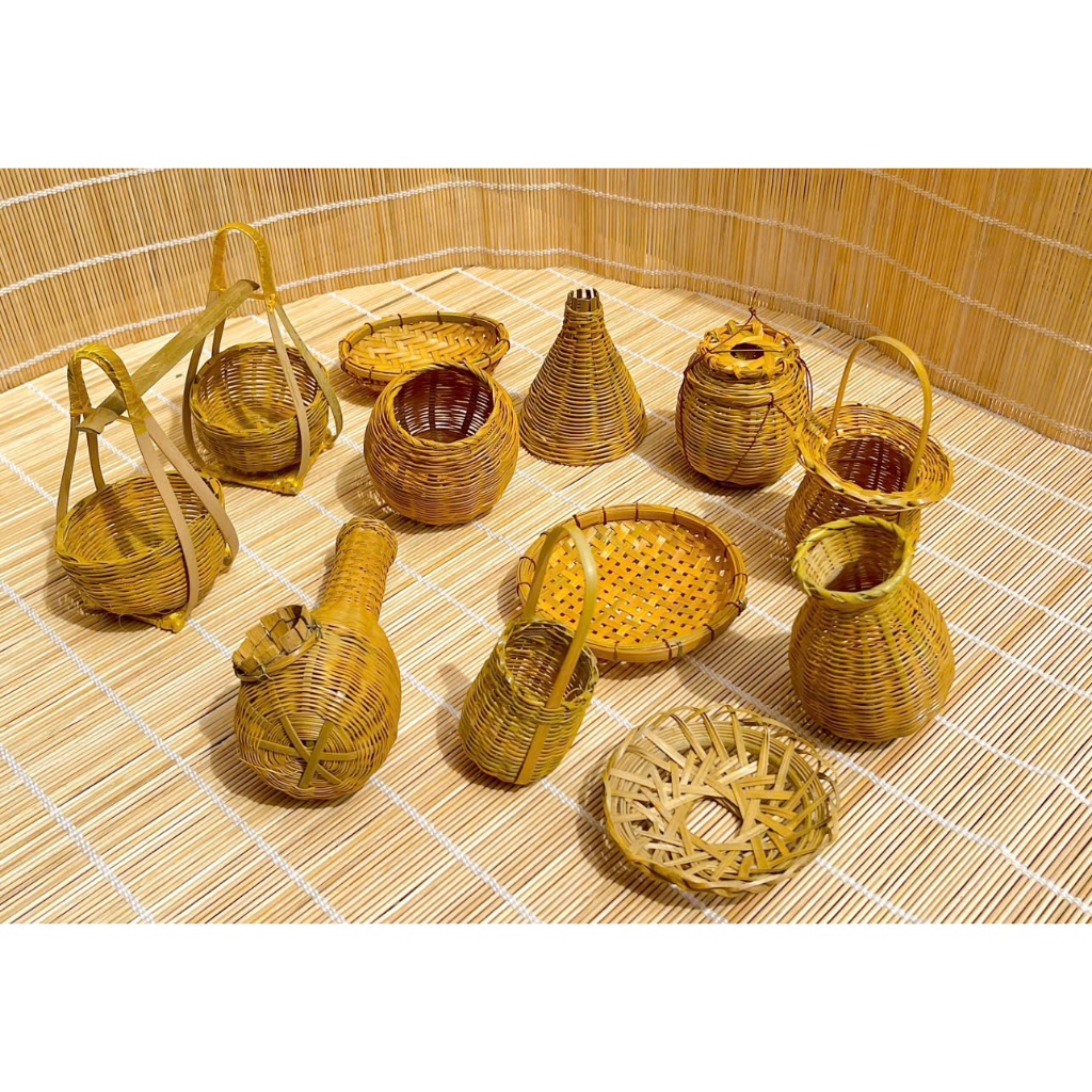 SET 12 MÓN MÂY TRE MINI ( trang trí Tết )