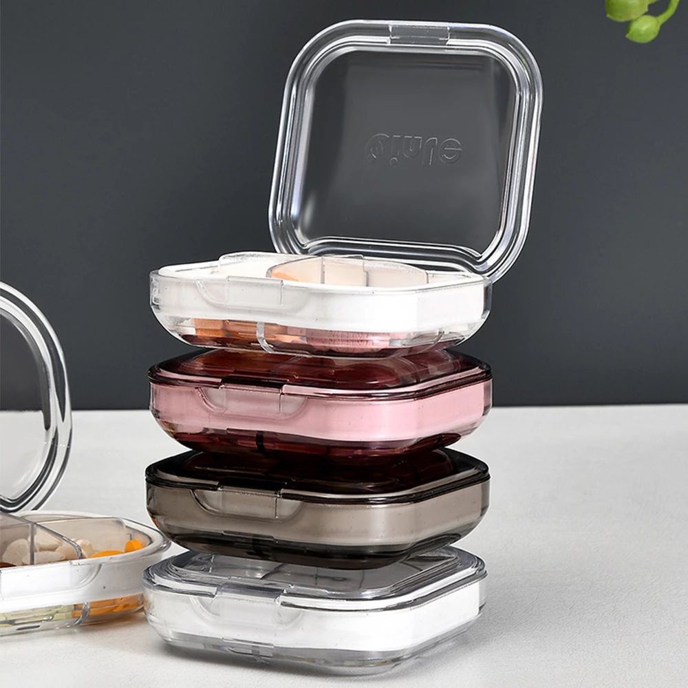 Ảnh Hộp chia, bảo quản thuốc 4 ngăn, đựng thuốc tiện ích khi di chuyển 1