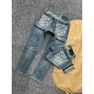 quần bò dài nam versae dk boutique màu xanh hoạ tiết túi sau điểm nhấn,chất vải bò dầy mềm co giãn nhẹ,phom chuẩn 1:1 SC