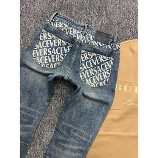 quần bò dài nam versae dk boutique màu xanh hoạ tiết túi sau điểm nhấn,chất vải bò dầy mềm co giãn nhẹ,phom chuẩn 1:1 SC