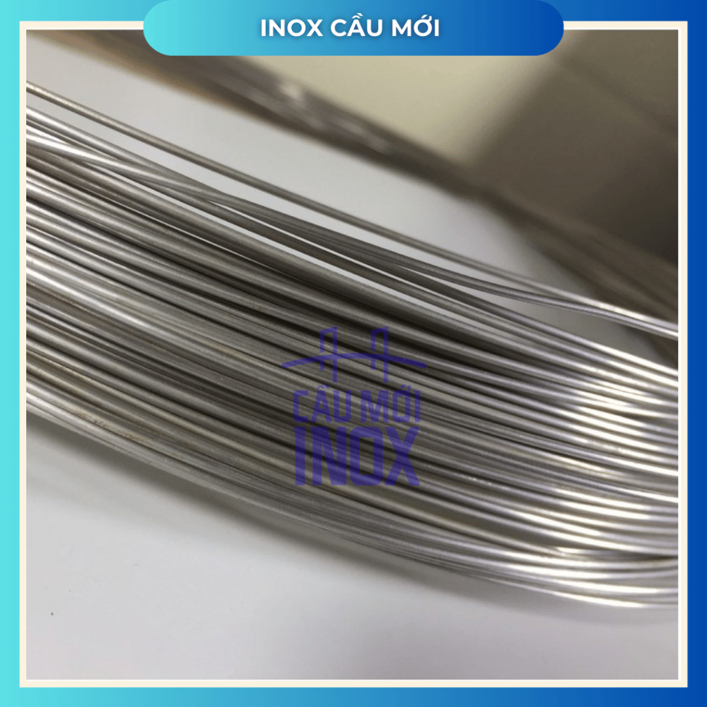 Dây inox 304 chất lượng phi 1.2mm/ 1.5mm/ 2.0mm/ 2.5mm, 0,5 kg và 1kg