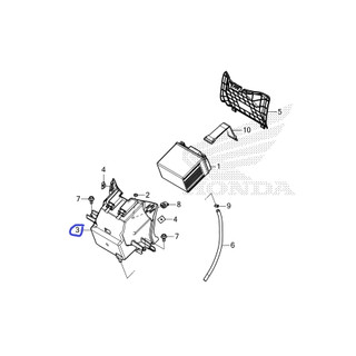 Hộc hộp đựng bình điện ab air blade 125 160 4 val van 2022 2023 2024