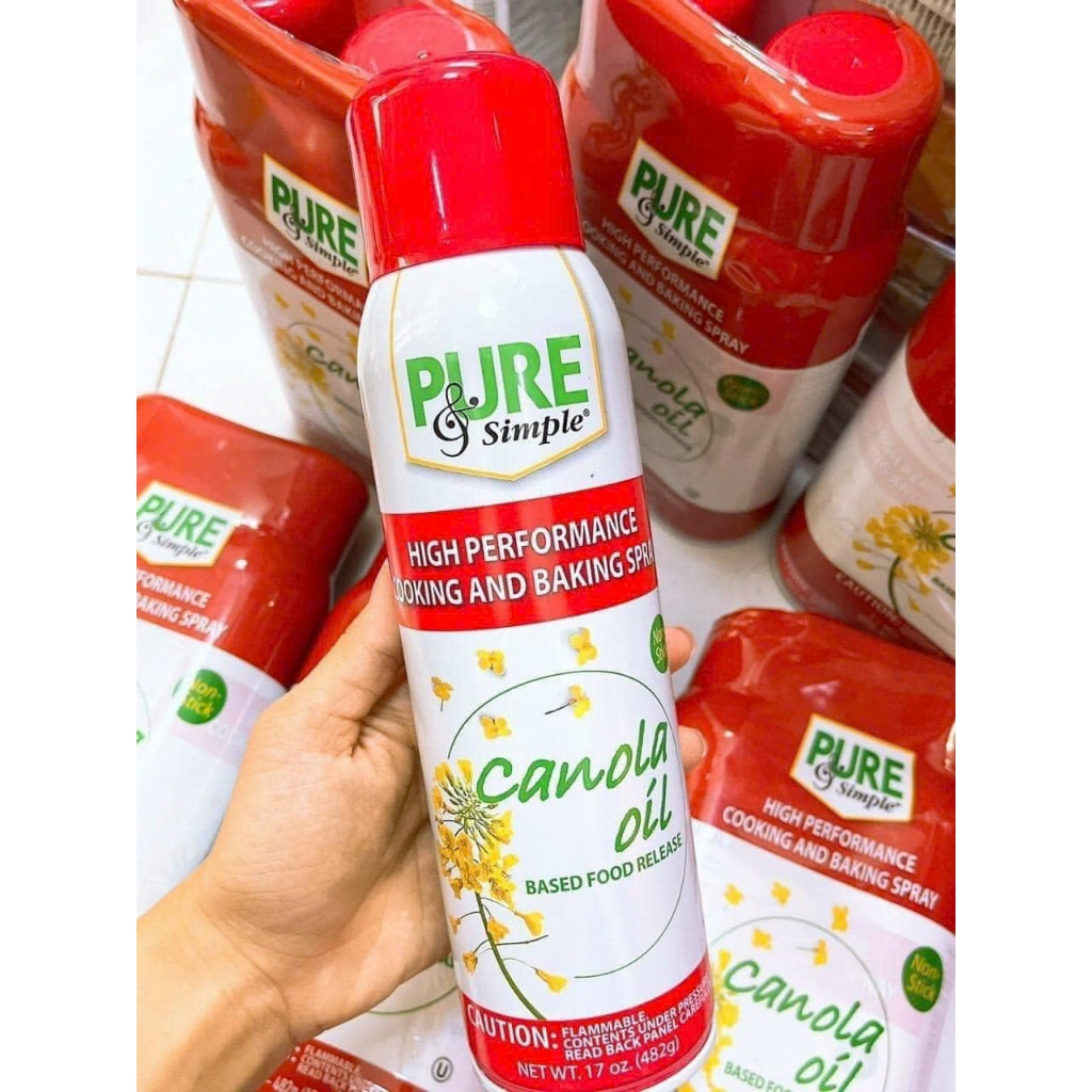 DẦU XỊT ĂN KIÊNG GREAT VALUE NHIỀU HƯƠNG VỊ, DẦU XỊT PAM, DẦU XỊT PURE&SIMPLE HOÀN TOÀN KHÔNG CALO (8OZ/12OZ/17OZ)