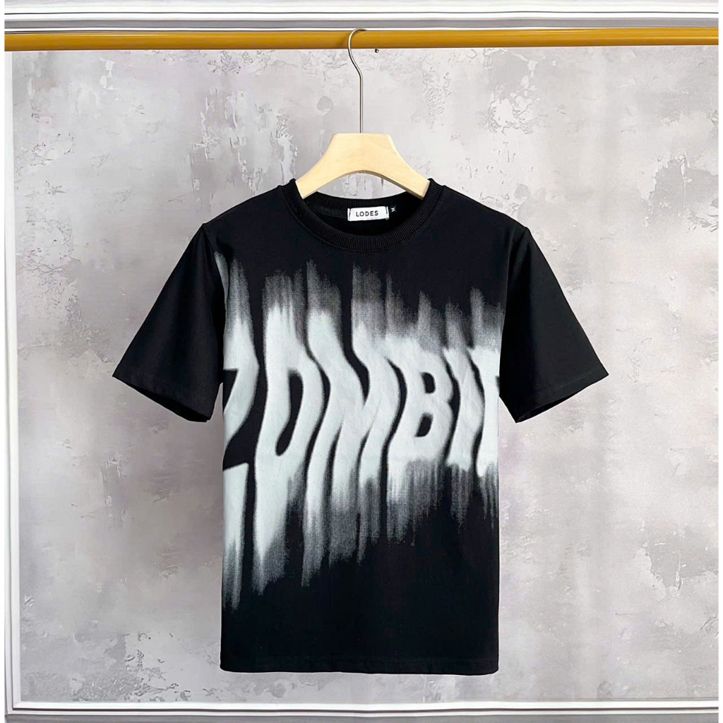 [HKT.41] 45-90kg bigsize Áo Phông Nam Cổ tròn in chữ, vải cotton mịn, co dãn, thoáng mát Menswear Top Áo Thun