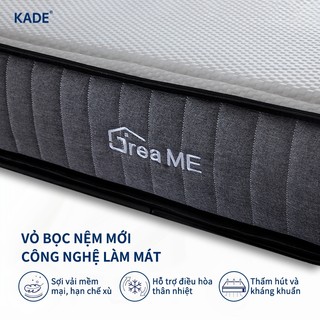 Nệm Foam Lò Xo Foam Mattress Spring lò xo túi độc lập cao 22cm cùng 2 tầng cao su non nâng đỡ cơ thể